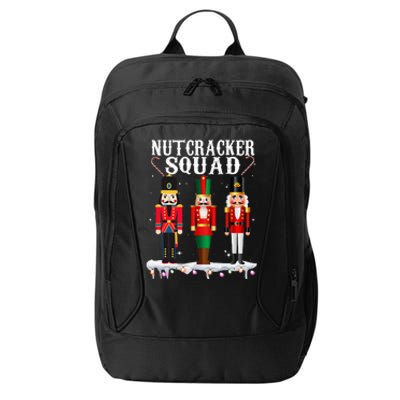 Nutcracker Squad Christmas Pajama Deez Nuts Funny Holiday City Backpack