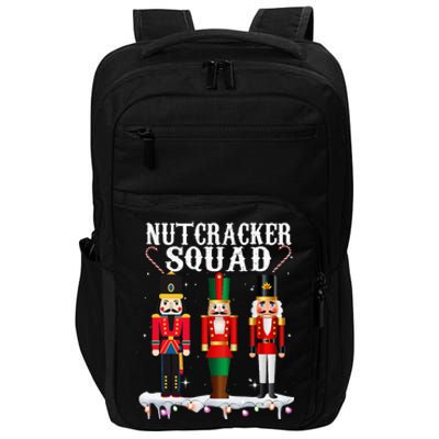 Nutcracker Squad Christmas Pajama Deez Nuts Funny Holiday Impact Tech Backpack