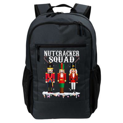 Nutcracker Squad Christmas Pajama Deez Nuts Funny Holiday Daily Commute Backpack