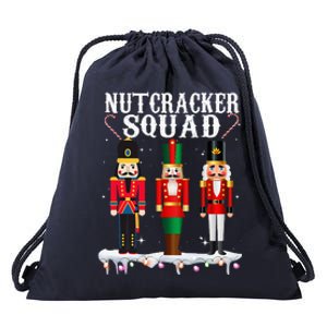 Nutcracker Squad Christmas Pajama Deez Nuts Funny Holiday Drawstring Bag