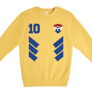 Netherlands Soccer Dutch Football 10 Premium Crewneck Sweatshirt