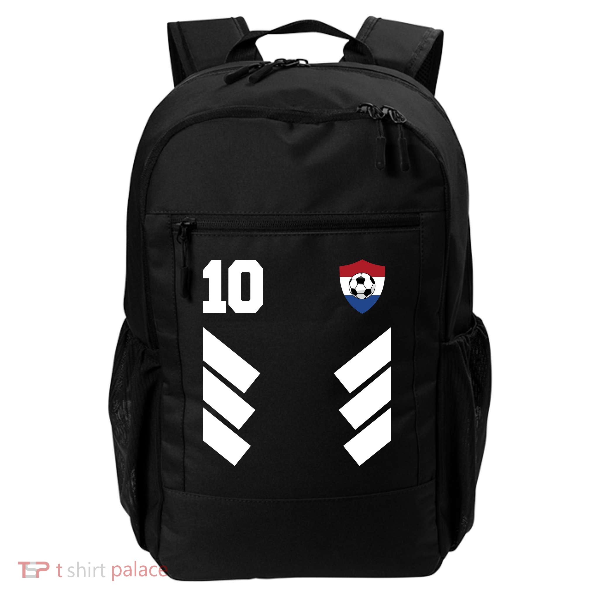 Netherlands Soccer Dutch Football 10 Backpack