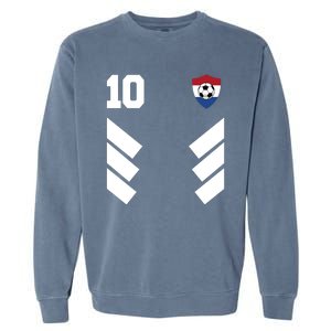 Netherlands Soccer Dutch Football 10 Garment-Dyed Sweatshirt