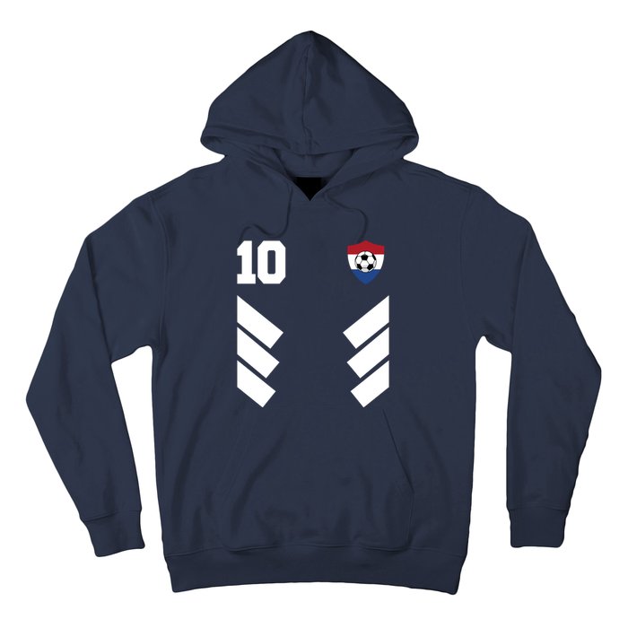 Netherlands Soccer Dutch Football 10 Hoodie