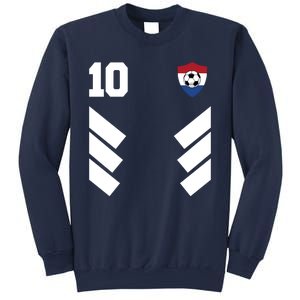 Netherlands Soccer Dutch Football 10 Sweatshirt