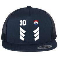 Netherlands Soccer Dutch Football 10 Flatbill Hat