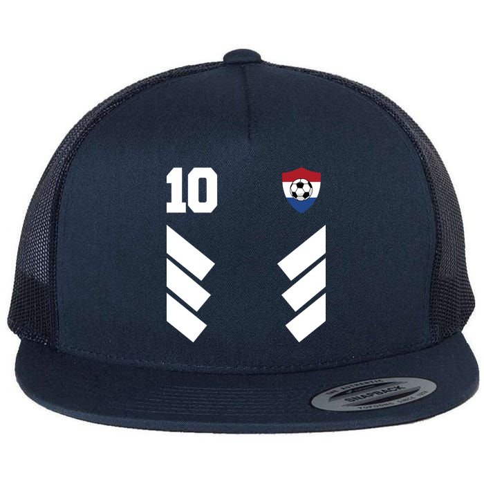 Netherlands Soccer Dutch Football 10 Flatbill Hat