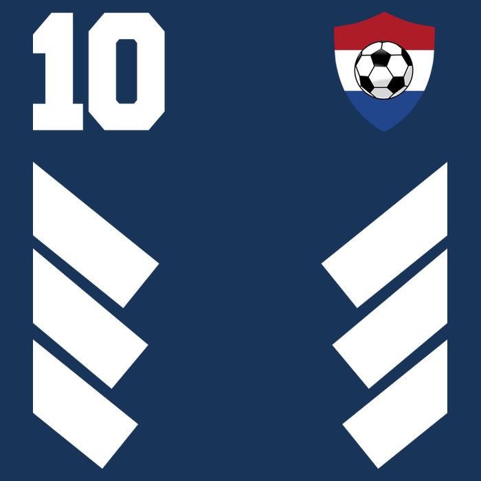 Netherlands Soccer Dutch Football 10 Flatbill Hat