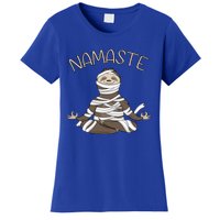 Namaste Sloth Doing Yoga Zen Yogi Love Peace Funny Namastay Great Gift Women's T-Shirt