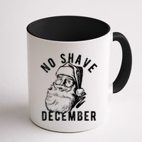 No Shave December Funny Santa Christmas Mug