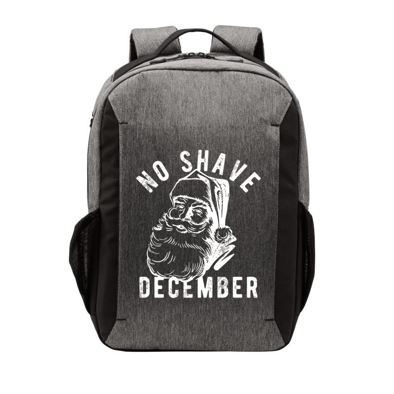 No Shave December Funny Santa Christmas Vector Backpack