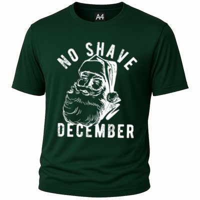 No Shave December Funny Santa Christmas Performance Shirt
