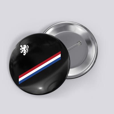 Netherlands Soccer Dutch Logo Flag Button