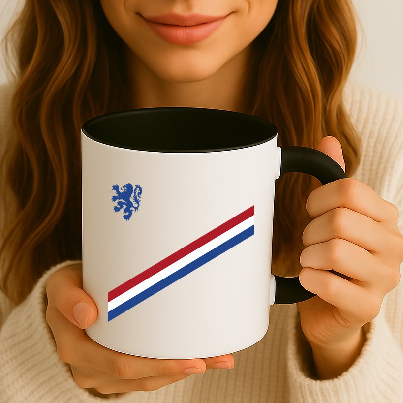 Netherlands Soccer Dutch Logo Flag Mug