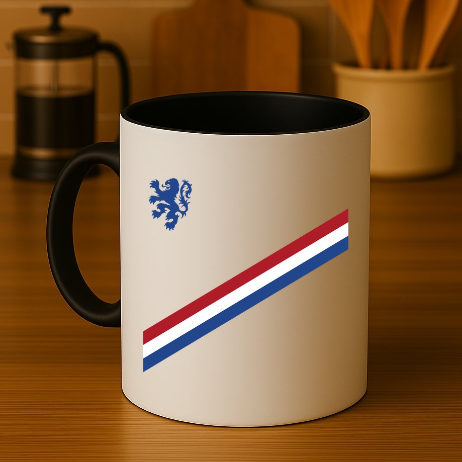 Netherlands Soccer Dutch Logo Flag Mug
