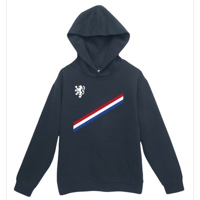 Netherlands Soccer Dutch Logo Flag Urban Pullover Hoodie