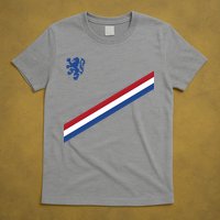 Netherlands Soccer Dutch Logo Flag T-Shirt