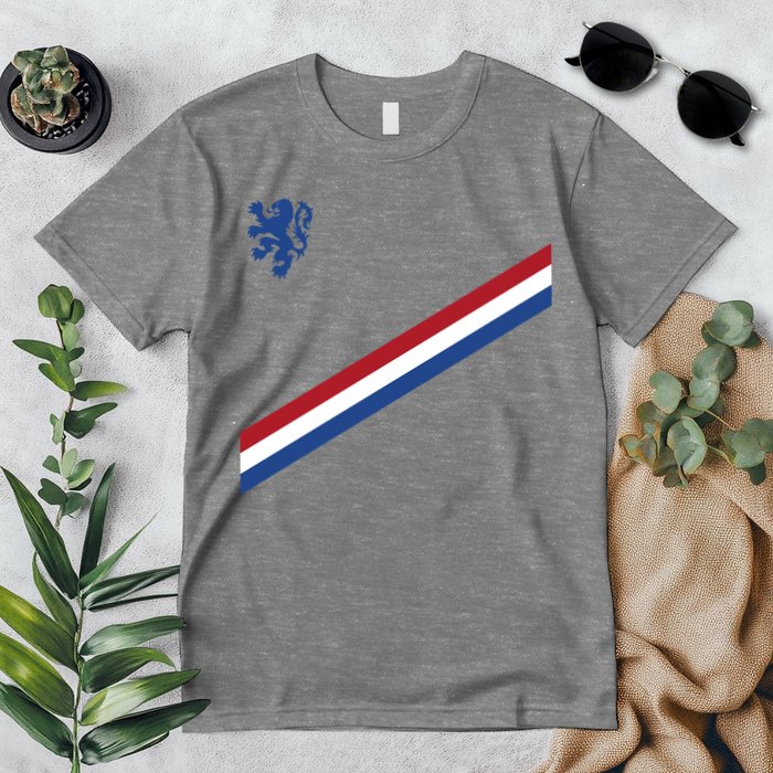Netherlands Soccer Dutch Logo Flag Premium T-Shirt