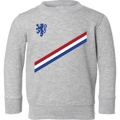 Netherlands Soccer Dutch Logo Flag Toddler Sweatshirt