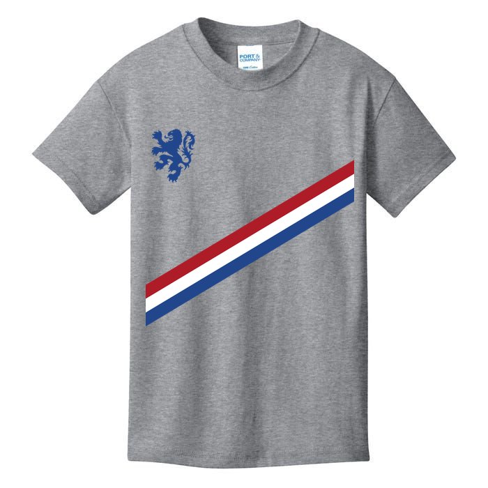 Netherlands Soccer Dutch Logo Flag Kids T-Shirt