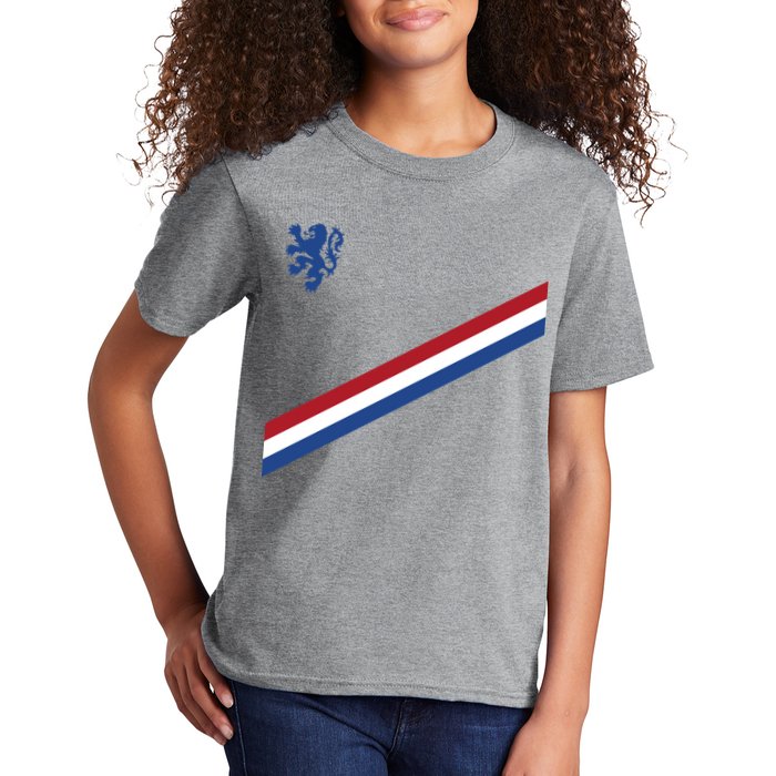 Netherlands Soccer Dutch Logo Flag Kids T-Shirt