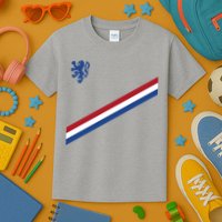 Netherlands Soccer Dutch Logo Flag Kids T-Shirt