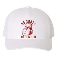 No Shave December Santa Claus Funny Holiday Yupoong Adult 5-Panel Trucker Hat