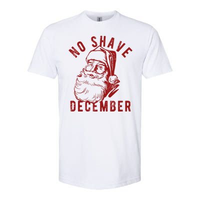 No Shave December Santa Claus Funny Holiday Softstyle CVC T-Shirt