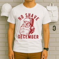 No Shave December Santa Claus Funny Holiday T-Shirt