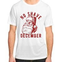 No Shave December Santa Claus Funny Holiday Adult ChromaSoft Performance T-Shirt