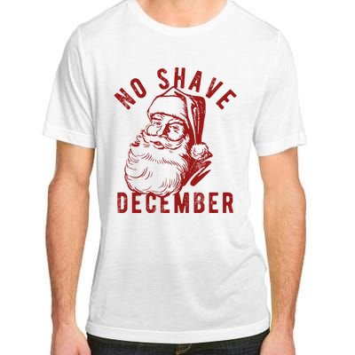 No Shave December Santa Claus Funny Holiday Adult ChromaSoft Performance T-Shirt