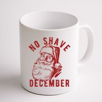 No Shave December Santa Claus Funny Holiday Mug
