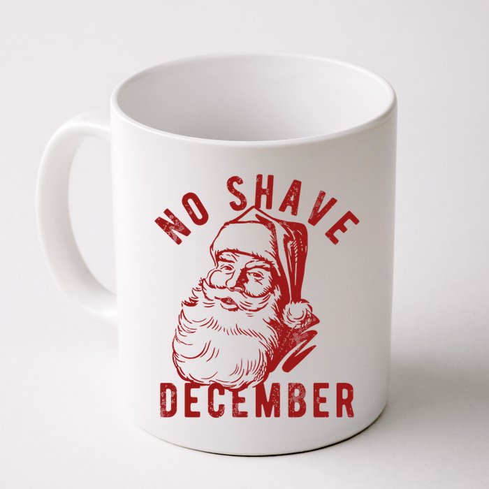 No Shave December Santa Claus Funny Holiday Mug