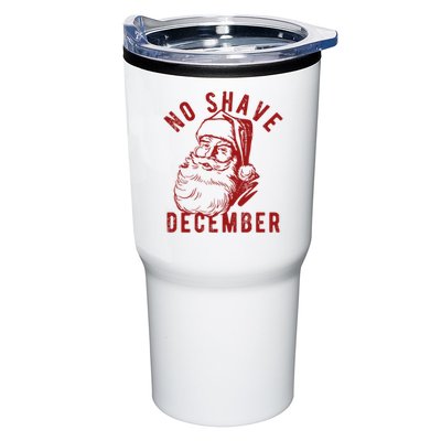 No Shave December Santa Claus Funny Holiday Tumbler