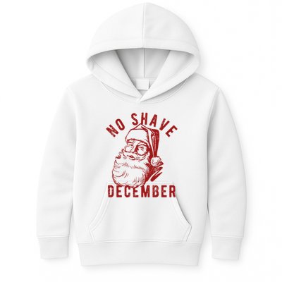 No Shave December Santa Claus Funny Holiday Kids Hoodie