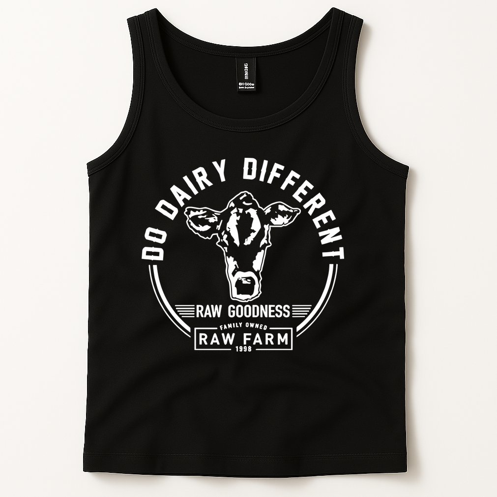 Nicole Shanahan Do Dairy Different Raw Goodness Raw Farm Tank Top