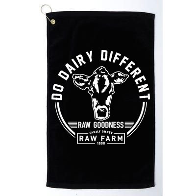 Nicole Shanahan Do Dairy Different Raw Goodness Raw Farm Golf Towel