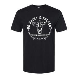 Nicole Shanahan Do Dairy Different Raw Goodness Raw Farm Softstyle CVC T-Shirt