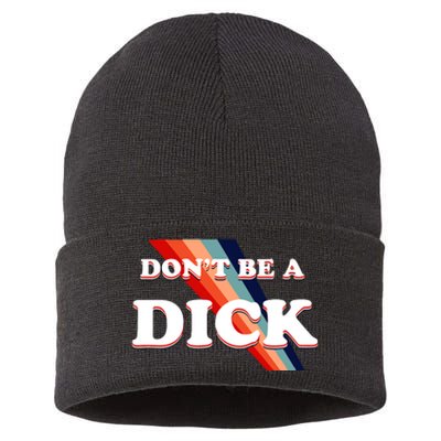 Nicole Shanahan DonT Be A Dick Lightweight Sustainable Knit Beanie