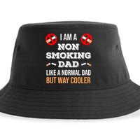 Non Smoking Dad Like A Normal Dad But Way Cooler Nonfunny Giftmoker Cool Gift Sustainable Bucket Hat