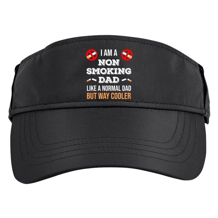 Non Smoking Dad Like A Normal Dad But Way Cooler Nonfunny Giftmoker Cool Gift Adult Drive Performance Visor