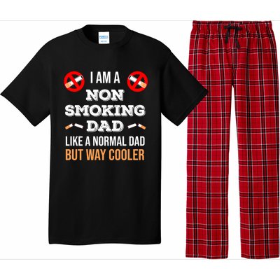 Non Smoking Dad Like A Normal Dad But Way Cooler Nonfunny Giftmoker Cool Gift Pajama Set