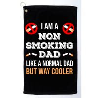 Non Smoking Dad Like A Normal Dad But Way Cooler Nonfunny Giftmoker Cool Gift Golf Towel