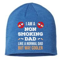 Non Smoking Dad Like A Normal Dad But Way Cooler Nonfunny Giftmoker Cool Gift Sustainable Beanie