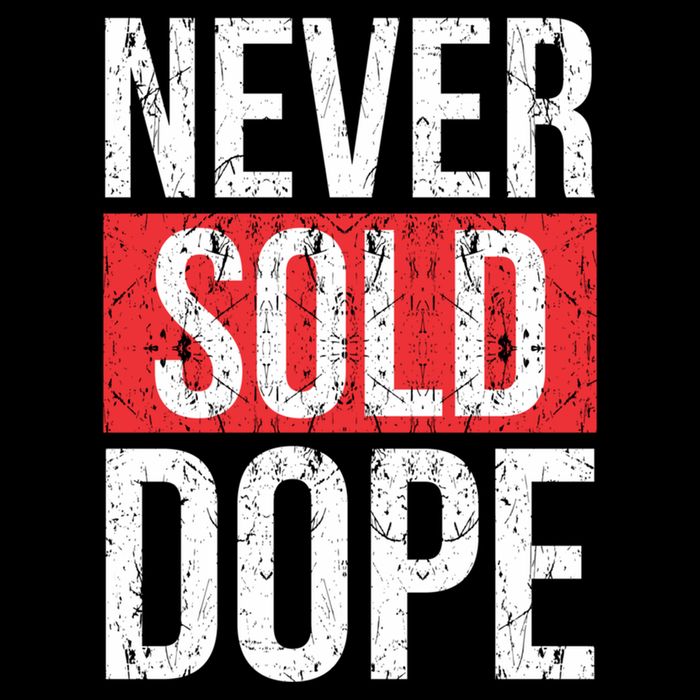 Never Sold Dope Hustler Urban Hip Hop Rap Gift Cooling Performance Crew T-Shirt