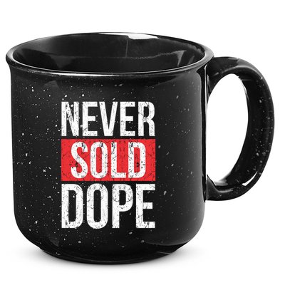 Never Sold Dope Hustler Urban Hip Hop Rap Gift 15oz Campfire Ceramic Mug
