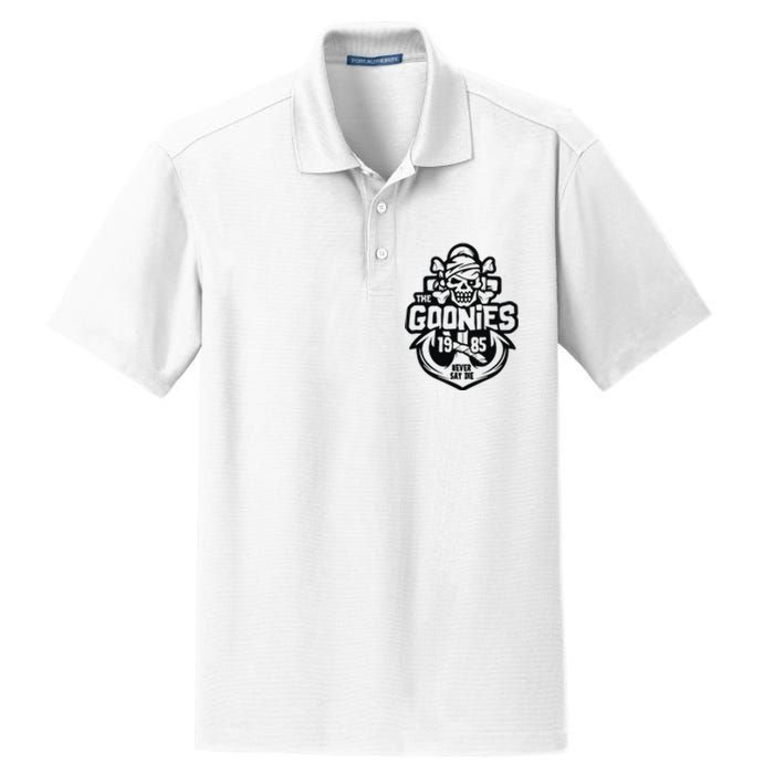 Never Say Die Black Dry Zone Grid Polo