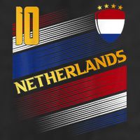 Netherlands Soccer Dutch Flag Football Retro 10 Jersey 7 Panel Mesh Trucker Snapback Hat