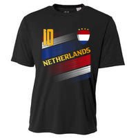 Netherlands Soccer Dutch Flag Football Retro 10 Jersey Cooling Performance Crew T-Shirt