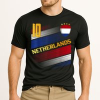 Netherlands Soccer Dutch Flag Football Retro 10 Jersey Cooling Performance Crew T-Shirt